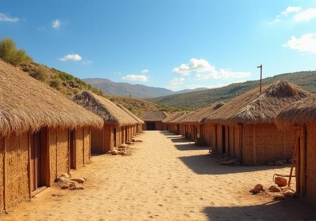 Ricostruzione architettonica del villaggio arcaico sul Palatino